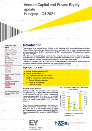 Investment Monitoring report Q1 2021