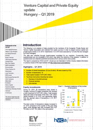 Investment Monitoring Report Q1 2019